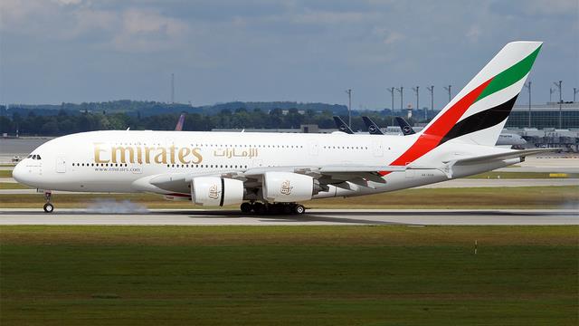 A6-EUG:Airbus A380-800:Emirates Airline